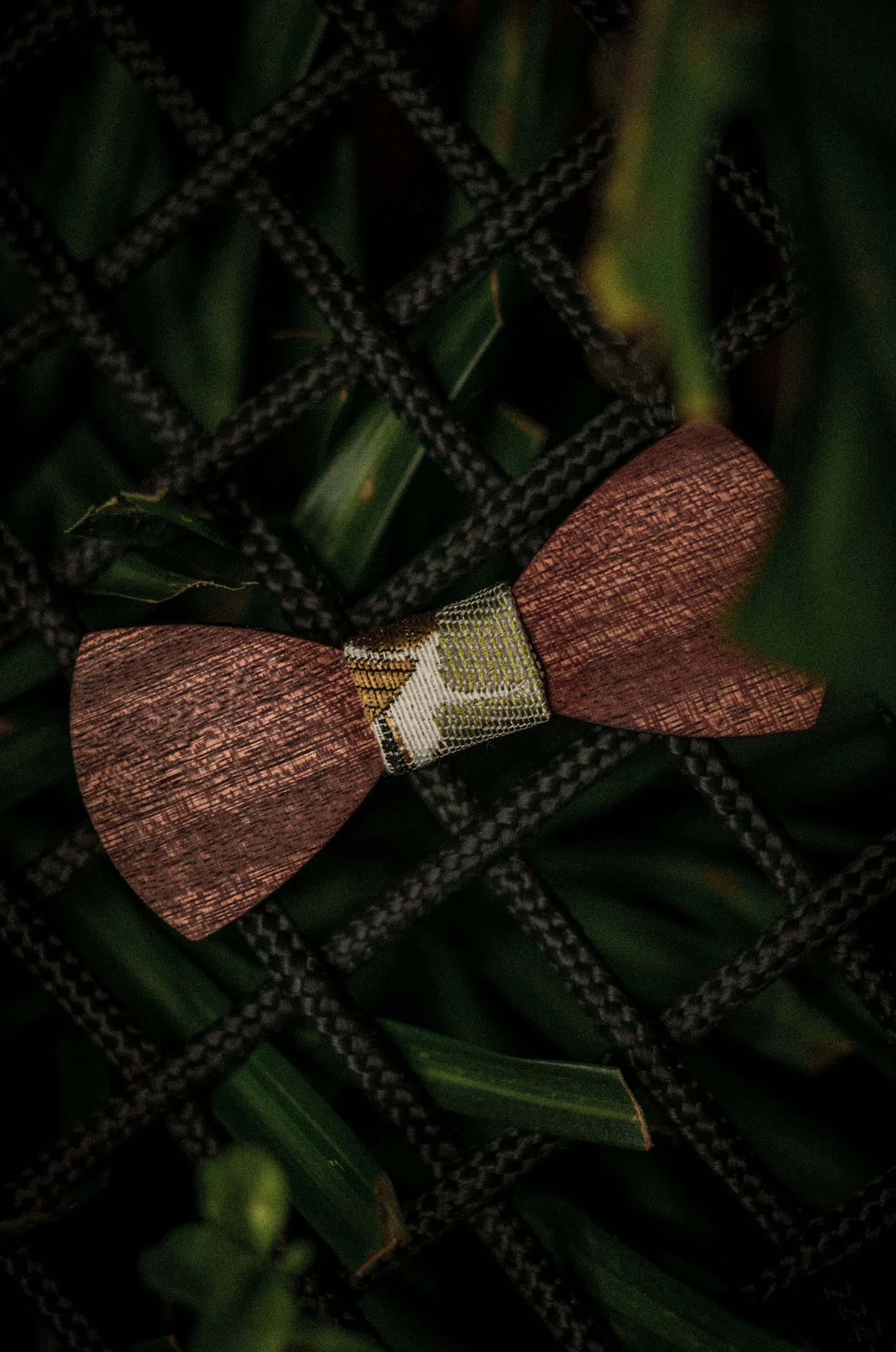 Noeud papillon en bois pour enfant